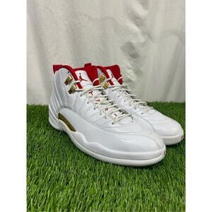 Nike Air Jordan 12 Retro FIBA Men's Size 11.5 130690-107 OG ALL CLEAN White Shoe